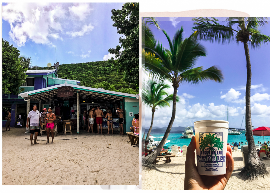 Jost Van Dyke Painkiller Cocktail At The Soggy Dollar Bar