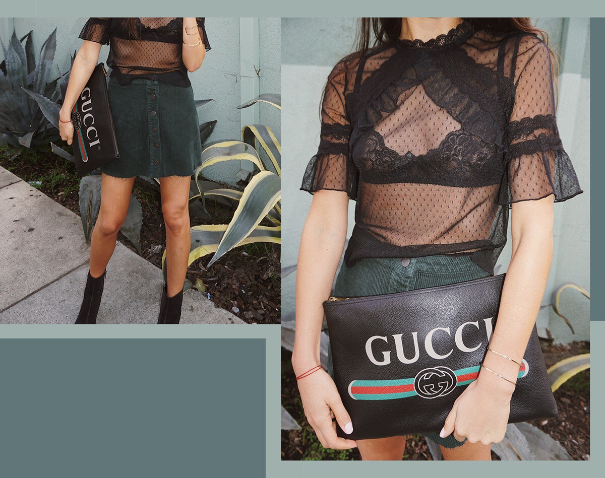 Black Mesh Top Outfit & How To Style