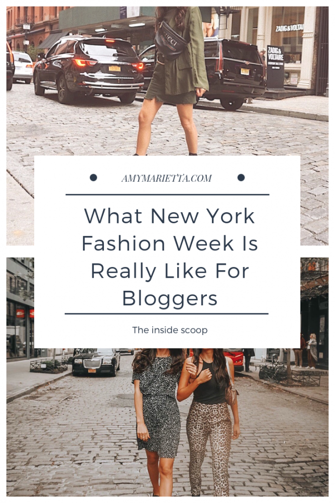 What New York Fashion Week Is Really Like For Bloggers