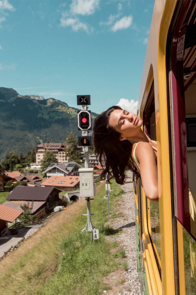 Switzerland Train Jungfrau Region - The Ultimate Switzerland Travel Guide & Itinerary by Amy Marietta -