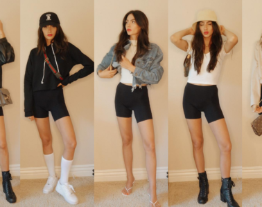 how to style biker shorts