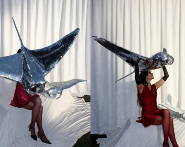 custom disco art manta ray disco balls amy marietta