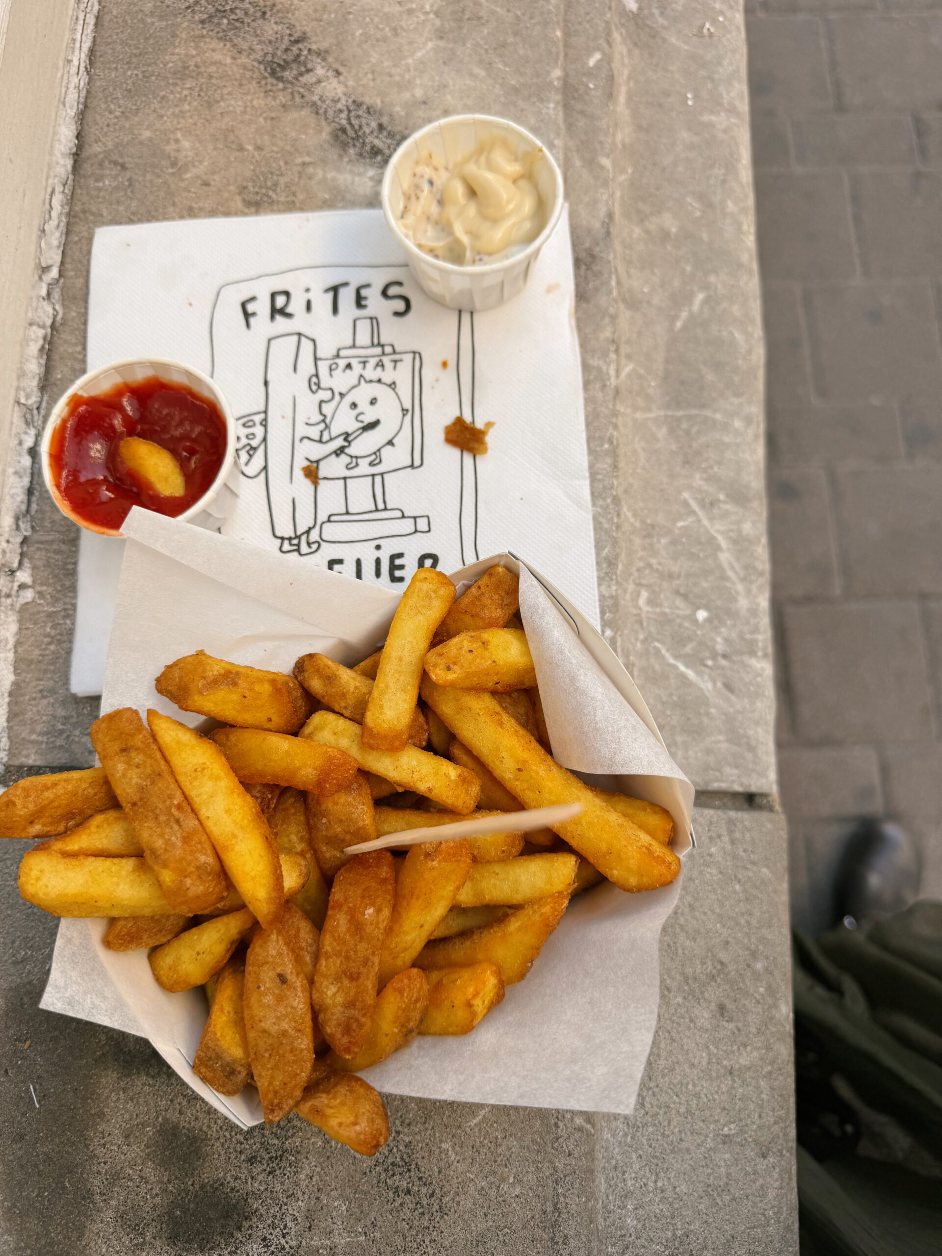 best fries frites in belgium - ghent