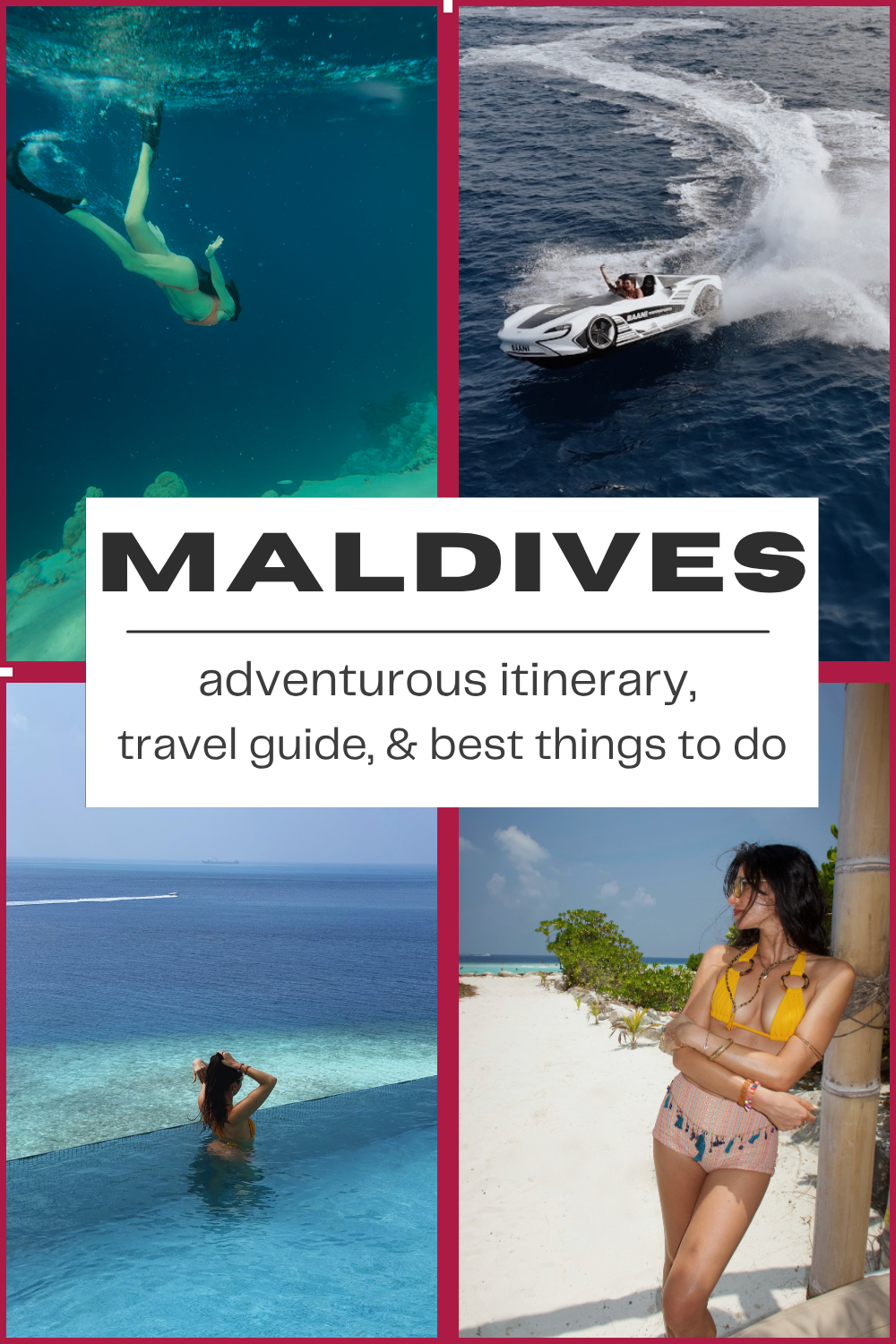 Maldives Things To Do Travel Itinerary - amy marietta