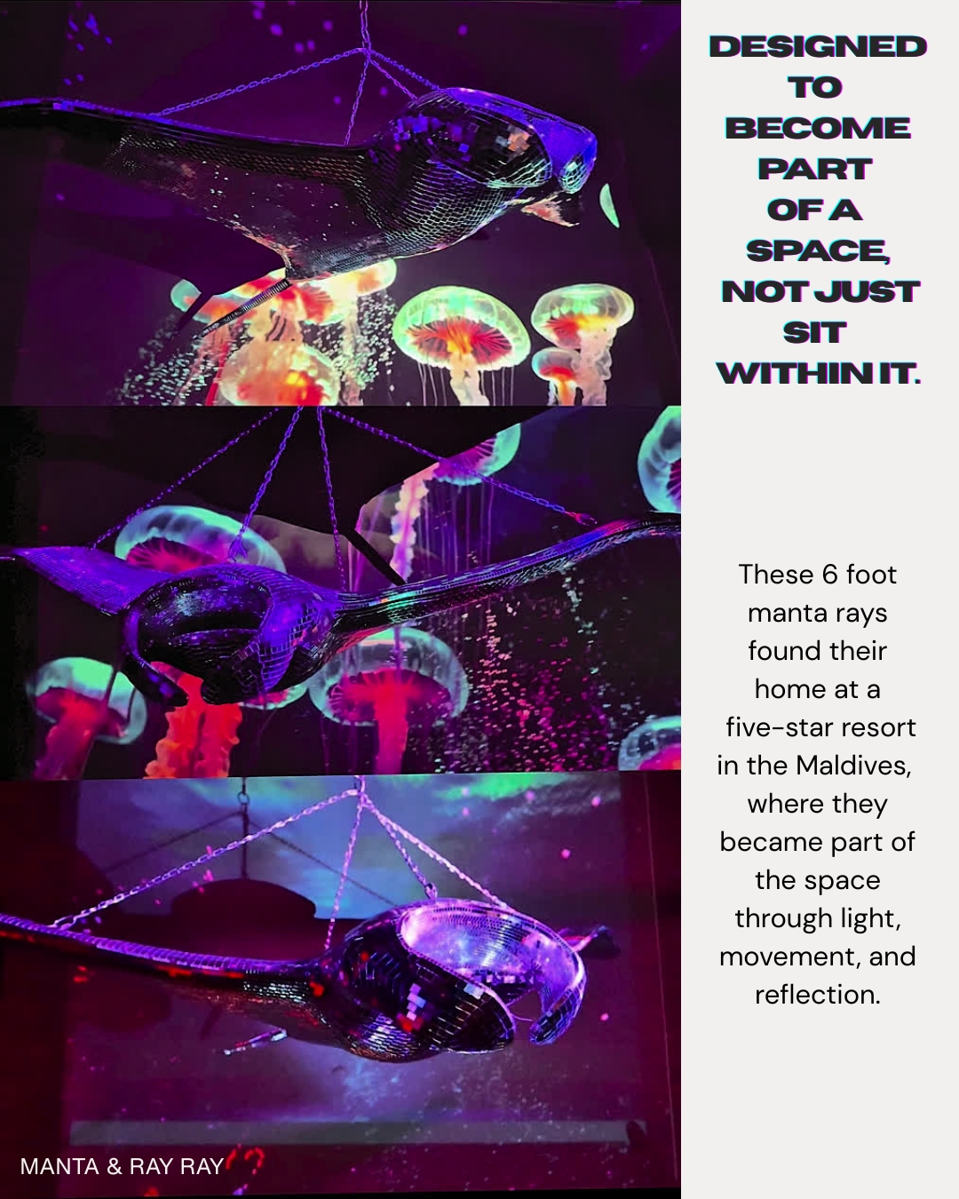 luxury art installation custom hospitality art
